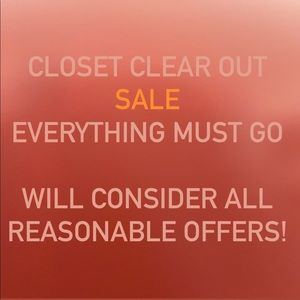Closet Clear Out SALE ❤️
